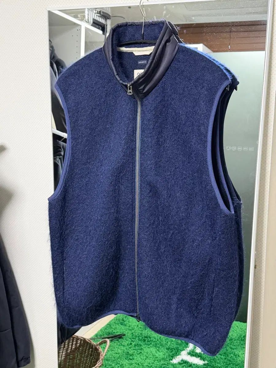 nanamica モヘア ベスト ネイビー xl