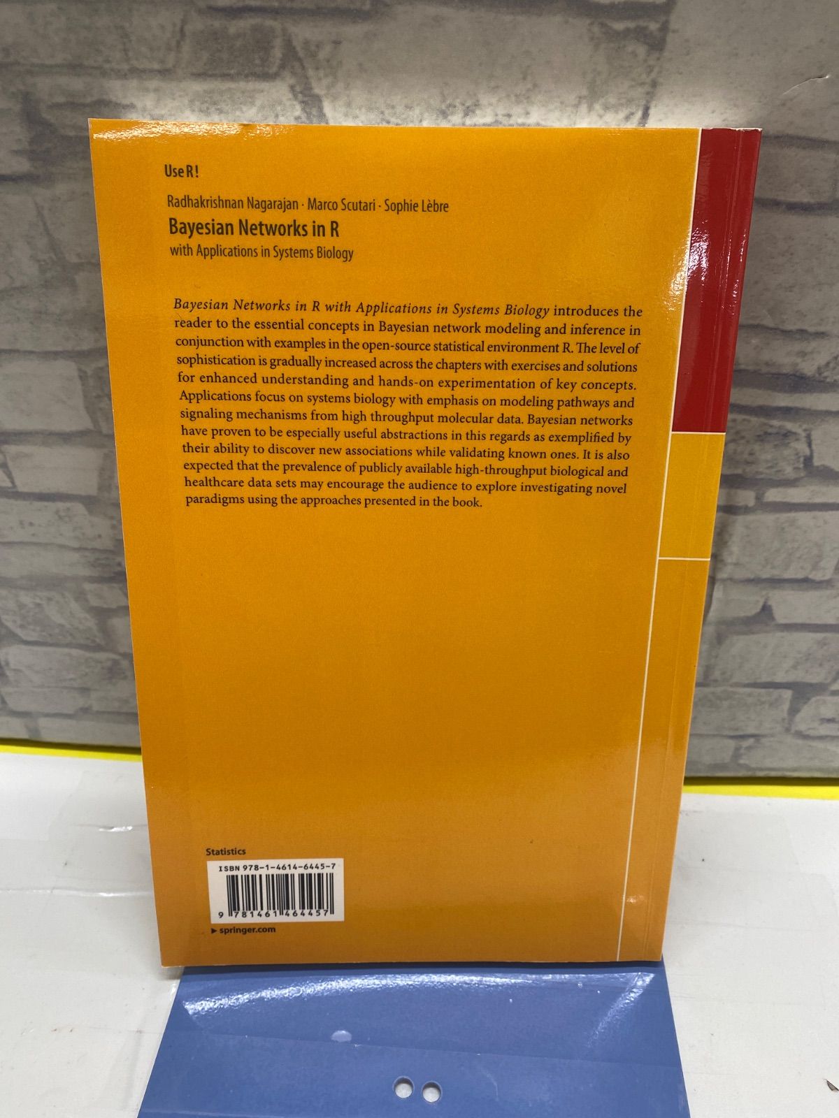 Y 3-83 Bayesian Networks in R with Applications Systems Biology