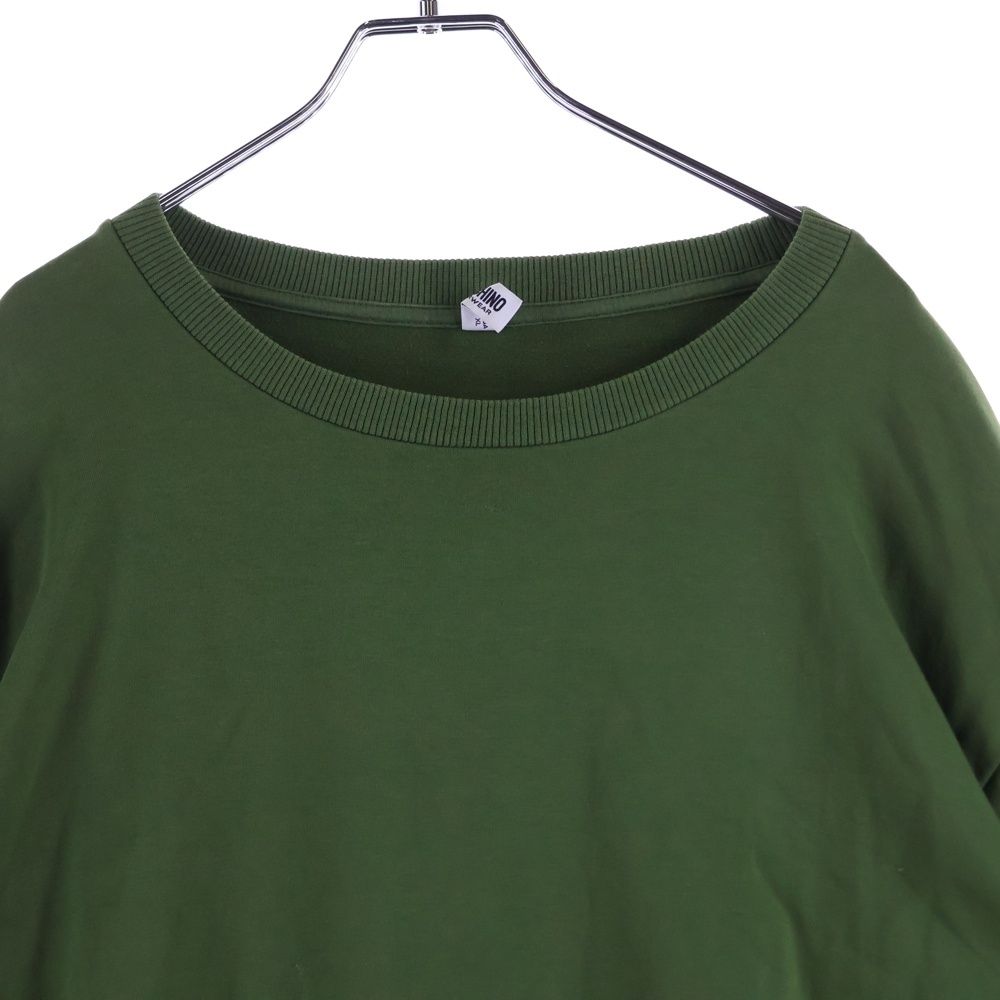 MOSCHINO (モスキーノ) ロゴサイドライン クルーネックスウェット