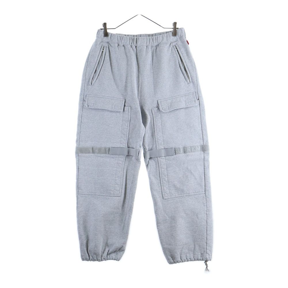 SUPREME シュプリーム 25 SS MARITHE FRANCOIS GIRBAUD Tape Cargo Sweatpant テープ カーゴスウェットパンツ グレー