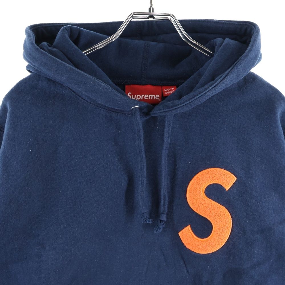 SUPREME (シュプリーム) 19AW S Logo Hooded Sweatshirt パイル Sロゴ 
