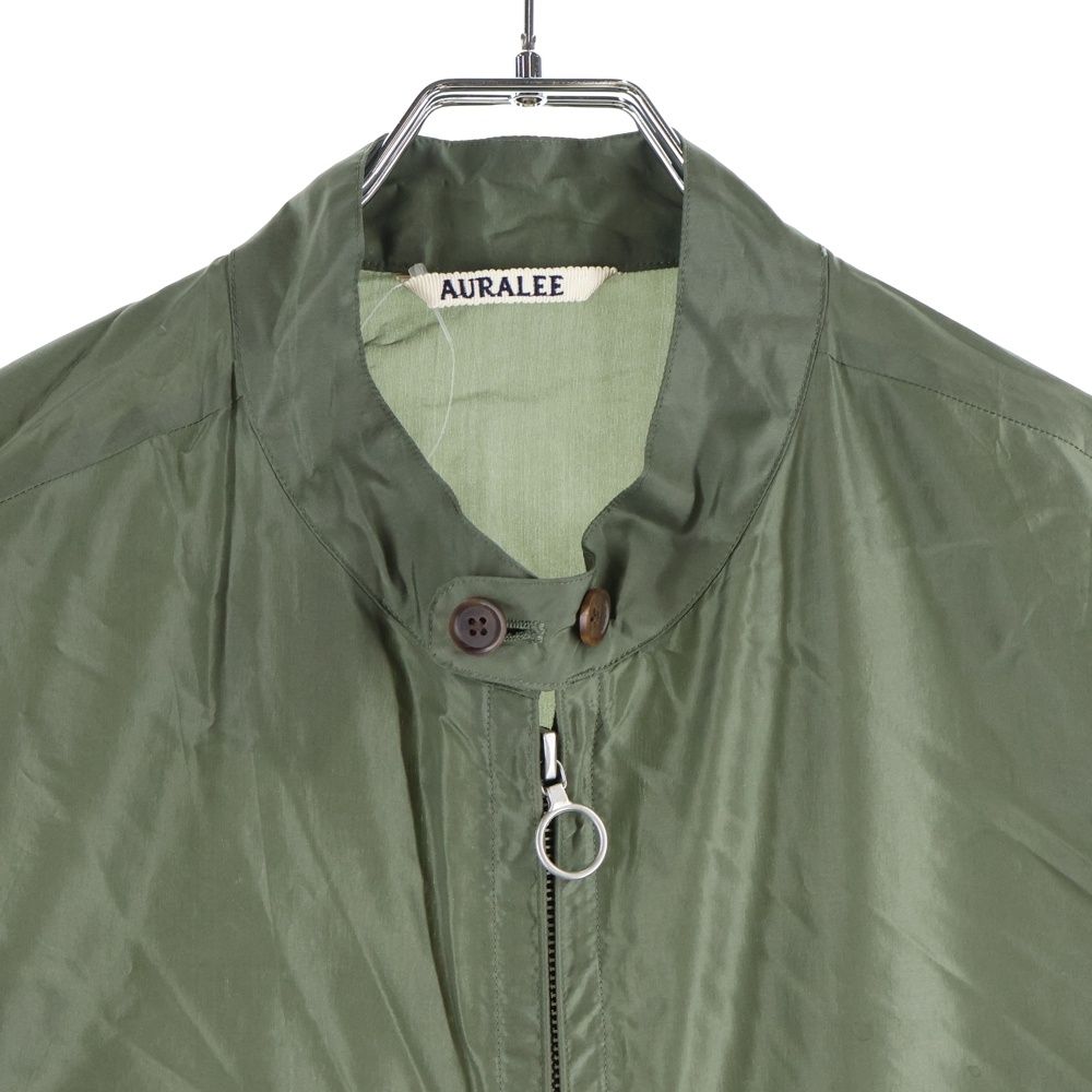 Auralee SILK TAFFETA SHORT BLOUSON カーキ AURALEE (オーラリー) 18SS シルク タフタ ショート ブルゾン