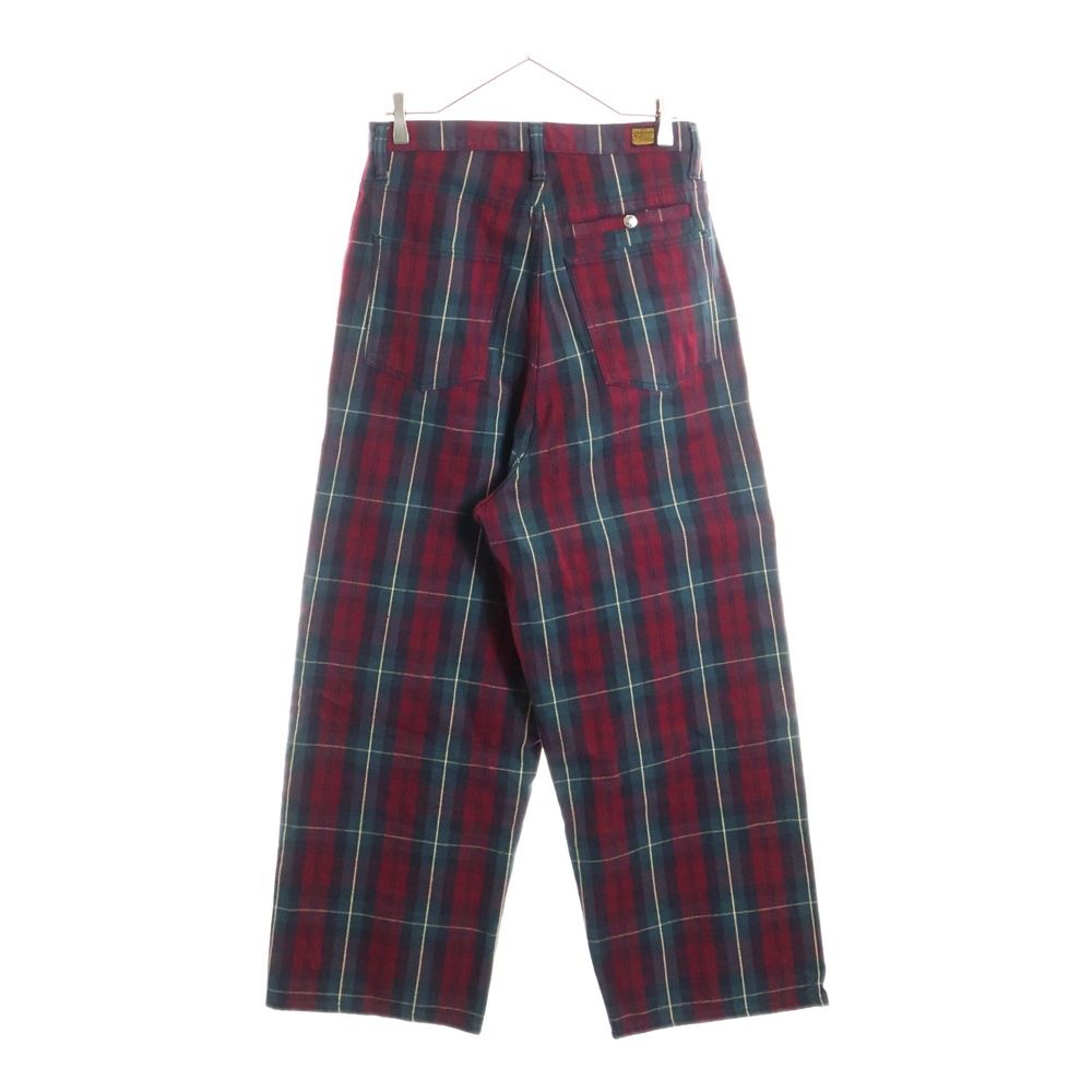 KAPITAL キャピタル 1 ozタータンチェック ポートバギーパンツ マルチカラー