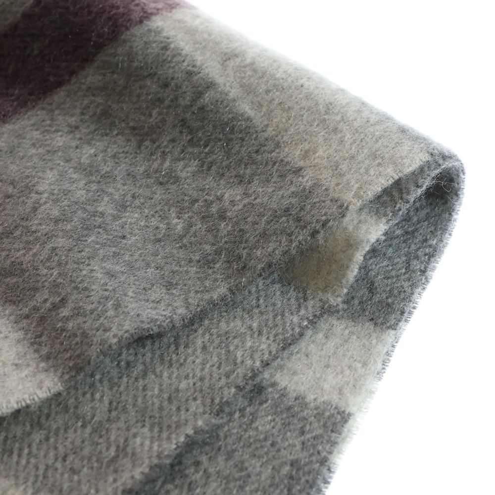 Loro Piana (ロロピアーナ) ロゴ刺繍 チェック カシミヤ マフラー