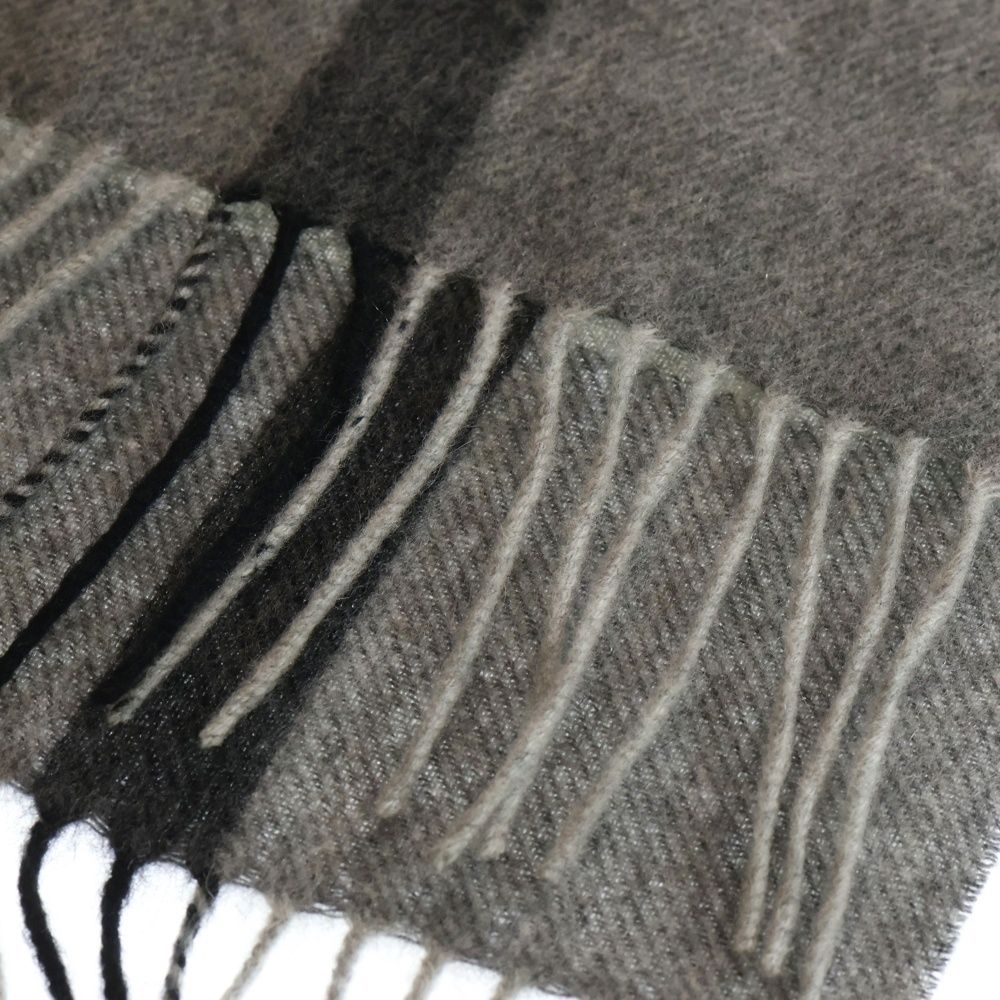 Loro Piana (ロロピアーナ) ロゴ刺繍 チェック カシミヤ マフラー