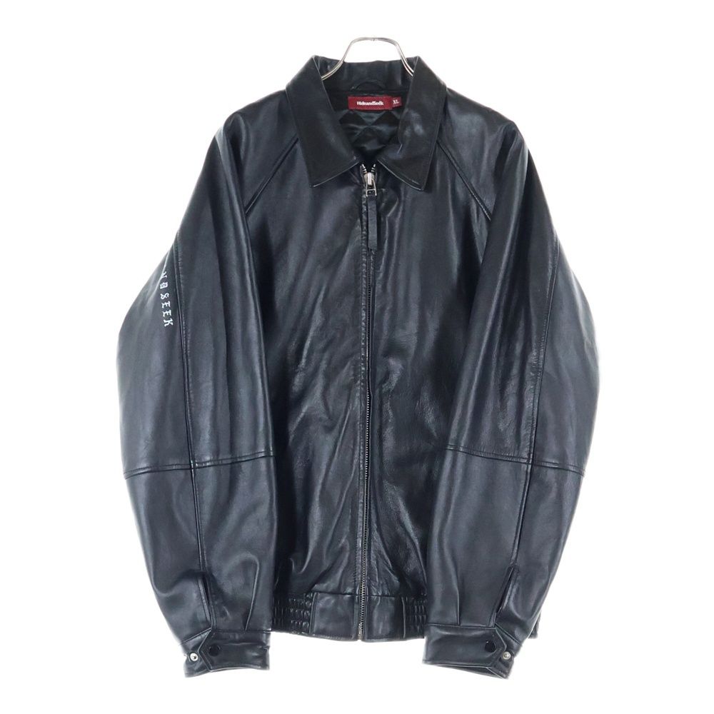 Hideandseek (ハイドアンドシーク) 24AW Zip Leather Jacket シープ