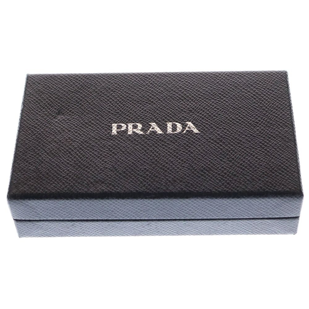PRADA (プラダ) サフィアーノ 三角ロゴプレート レザー コインケース