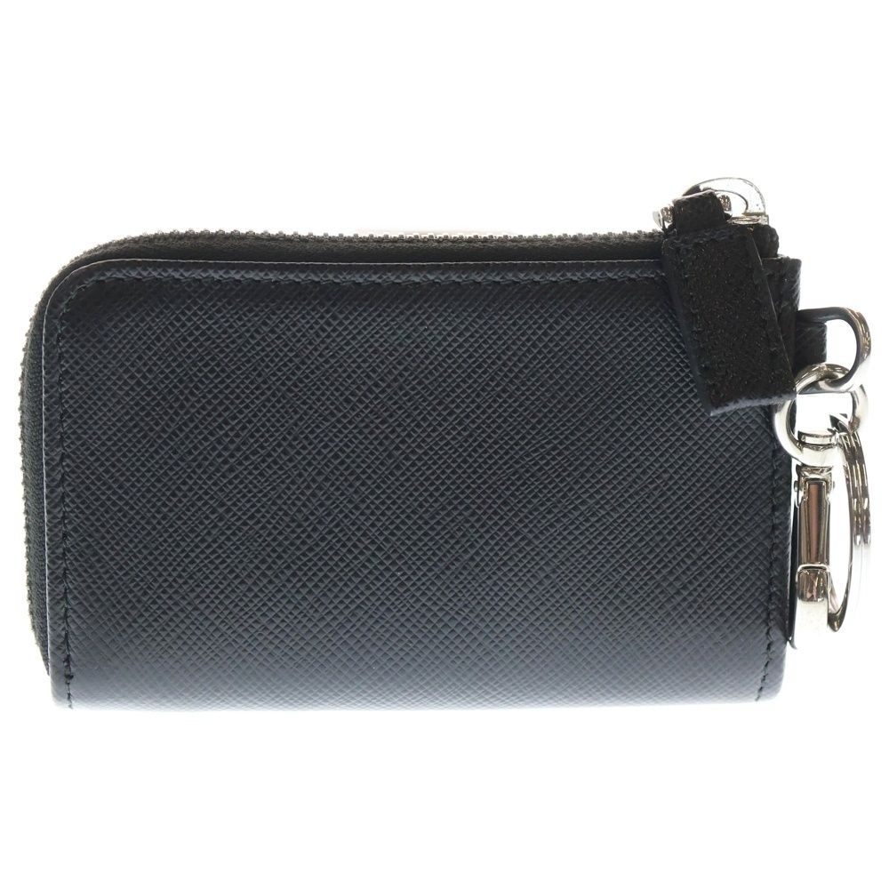 PRADA (プラダ) サフィアーノ 三角ロゴプレート レザー コインケース