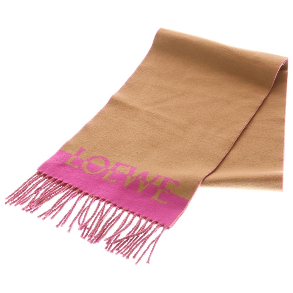 LOEWE (ロエベ) アナグラム ウール カシミミヤ ストール マフラー