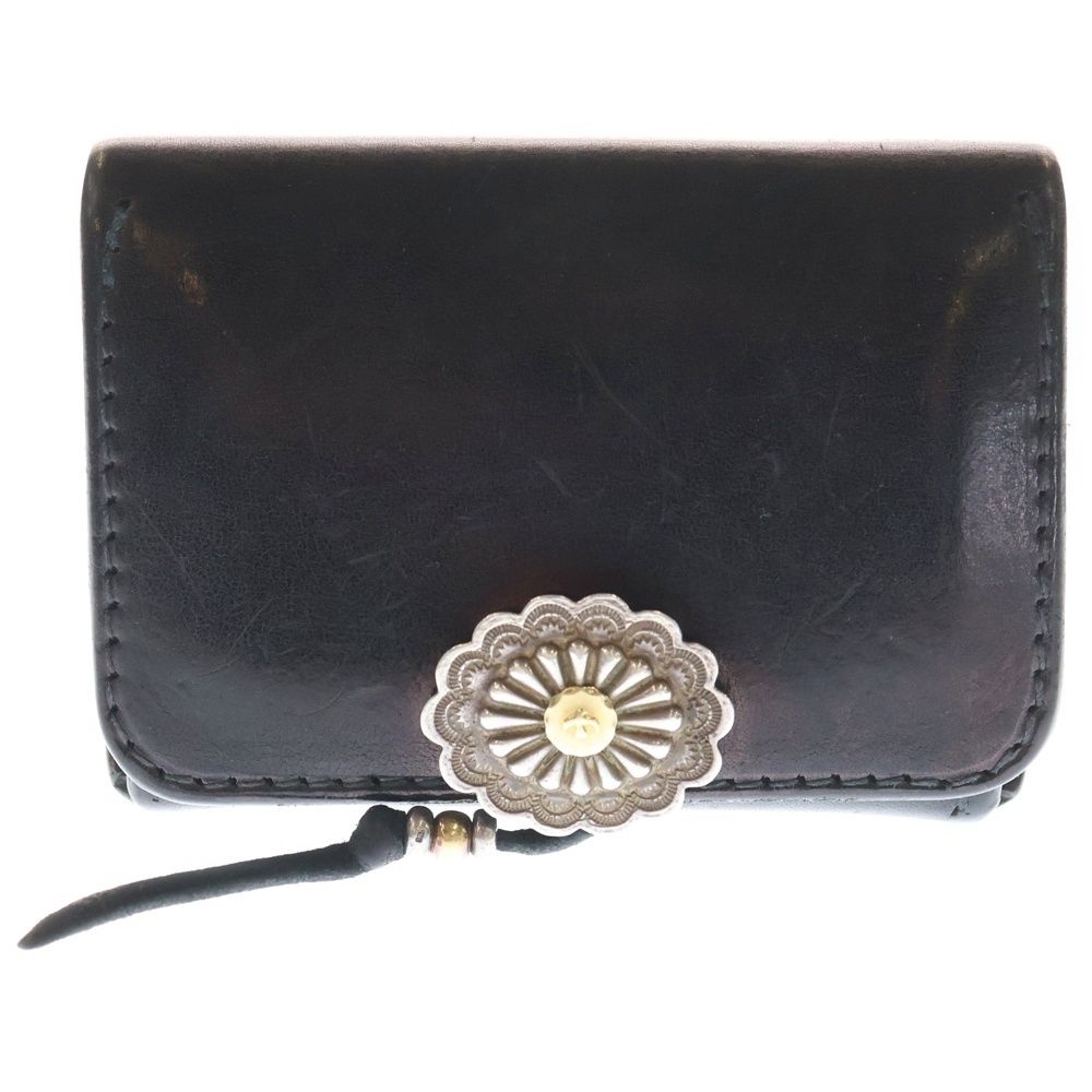 goro s ゴローズ K 18フラワーコンチョ付き角型カードケース