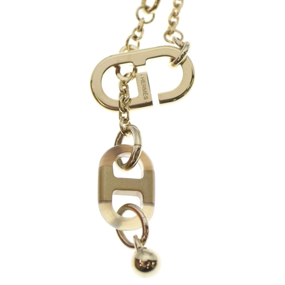 HERMES (エルメス) シュル メール PM バッファローホーン チェーン