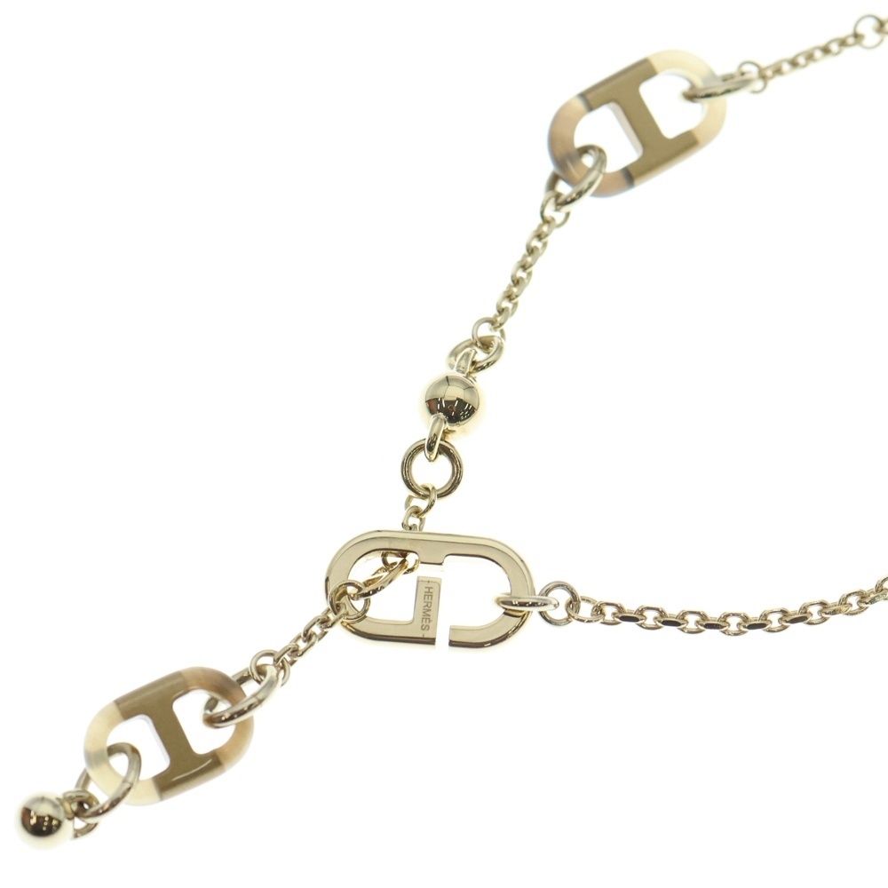 HERMES (エルメス) シュル メール PM バッファローホーン チェーン