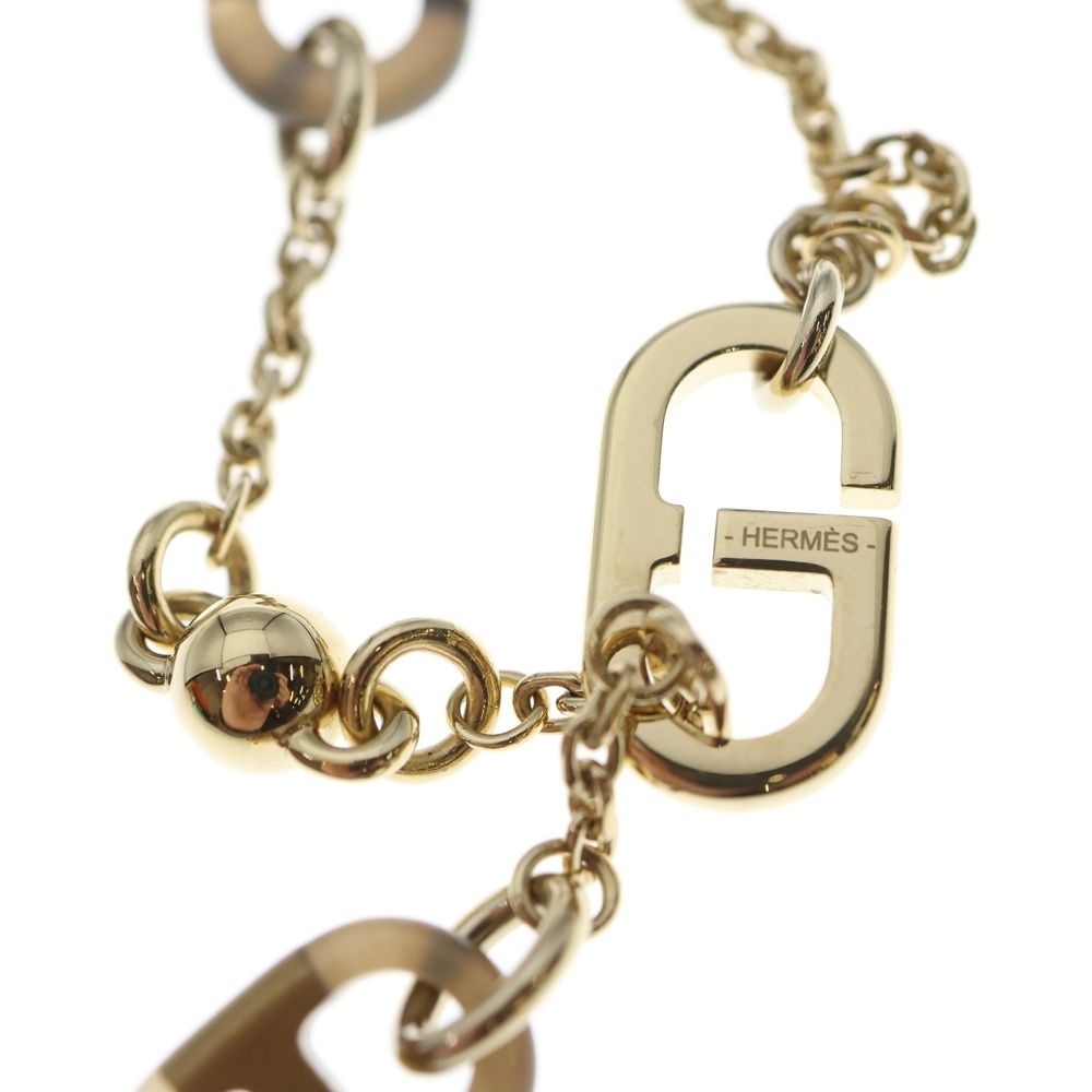 HERMES (エルメス) シュル メール PM バッファローホーン チェーン