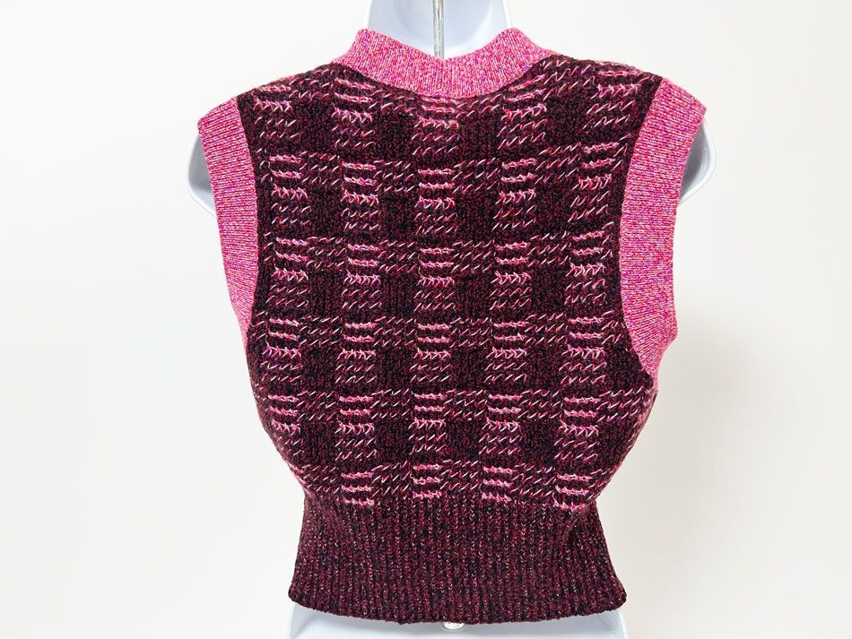 CHANEL シャネル レディース ニット ノースリーブ ベスト トップス