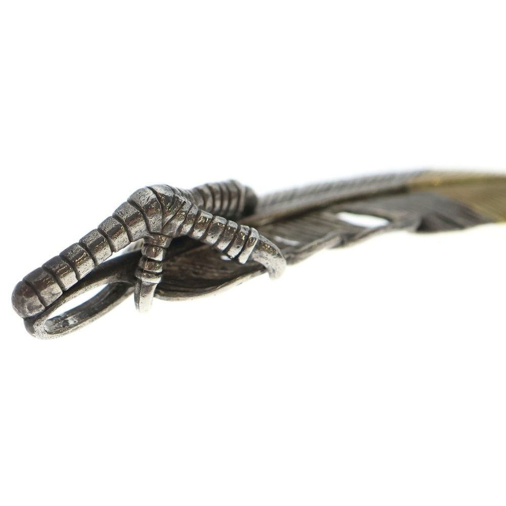TADY KING タディアンドキング 爪SVフェザー剣先K 18 左向き 特大 ネックレストップ シルバー ゴールド トレンド感 その他 