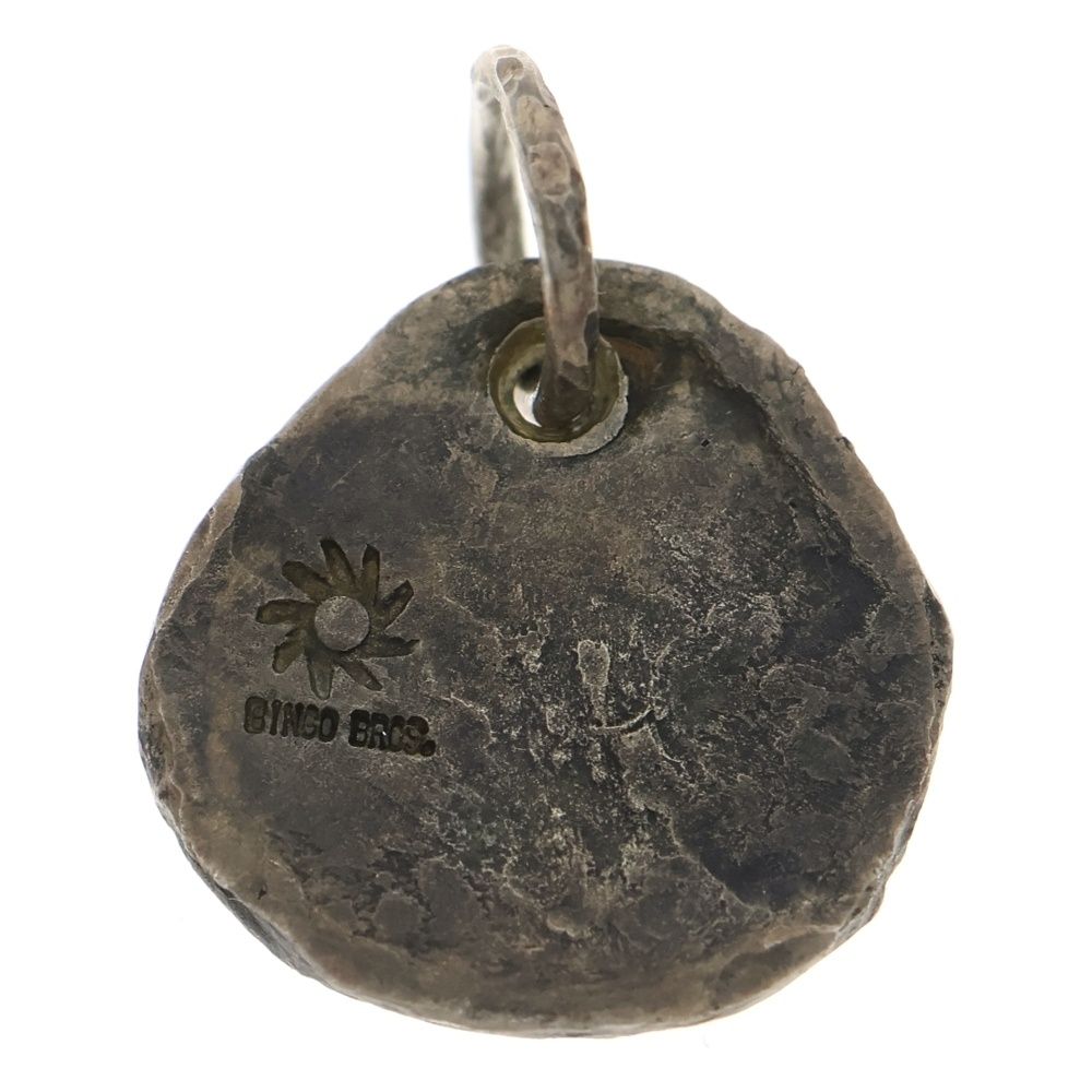 THE BINGO BROTHERS 　タタキ　ペンダント小 THE BINGO BROTHERS (ザ ビンゴブラザーズ) フェザー刻印 タタキメタル