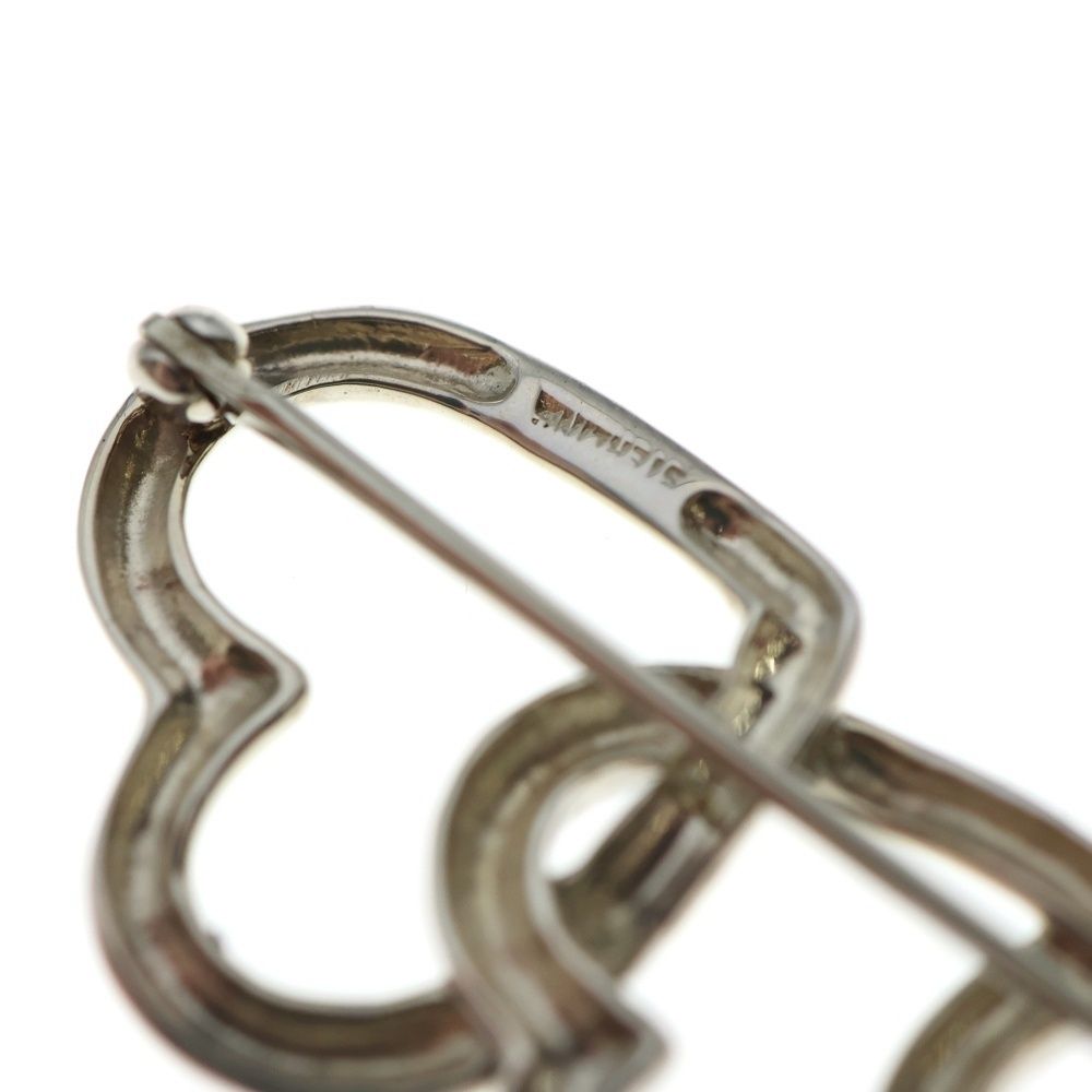TIFFANY & Co. (ティファニー) ハートモチーフ 3連 ブローチ