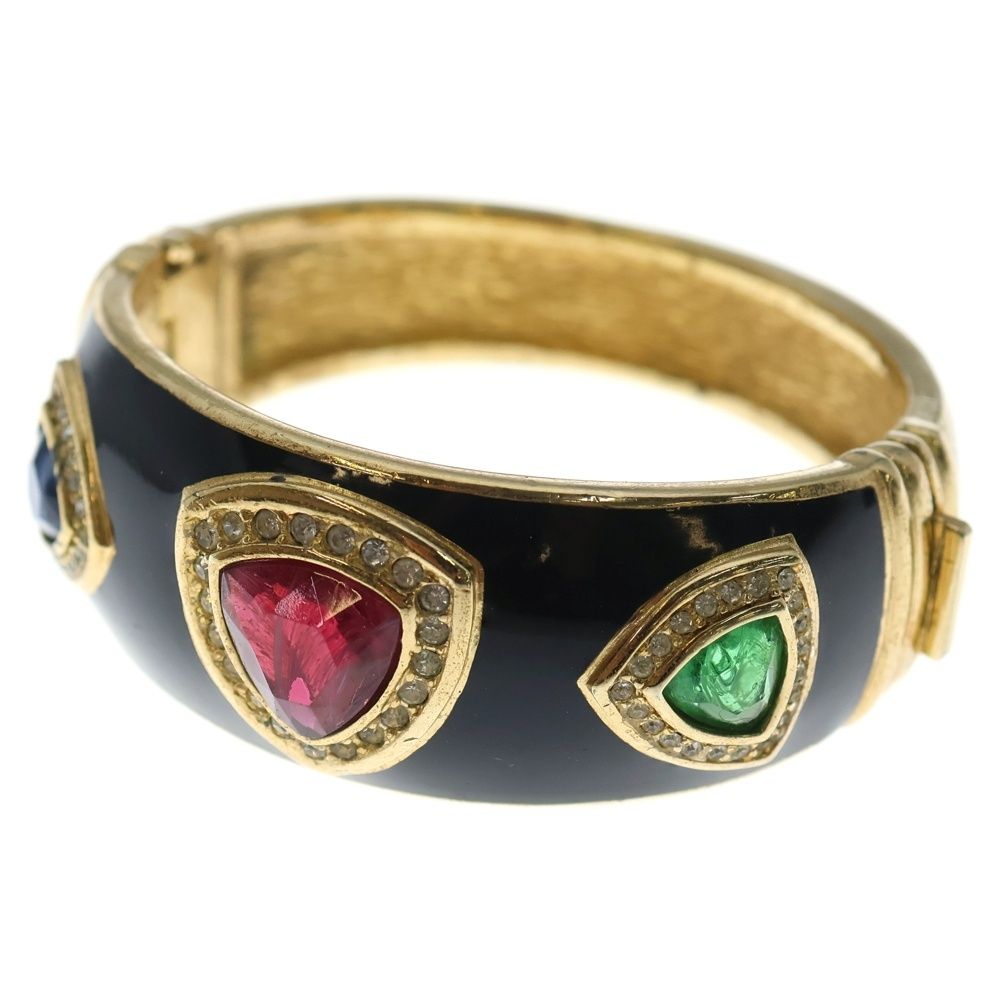 Christian Dior (クリスチャンディオール) ラインストーン バングル