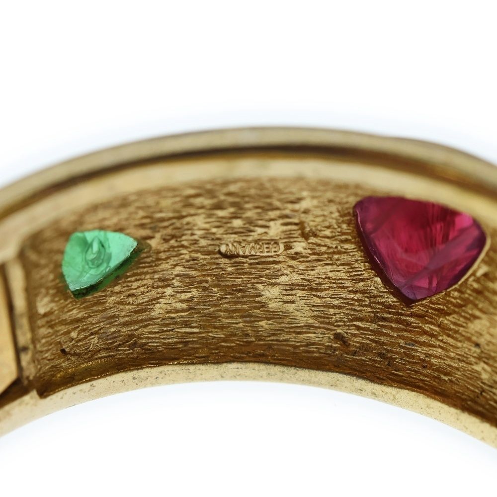 Christian Dior (クリスチャンディオール) ラインストーン バングル