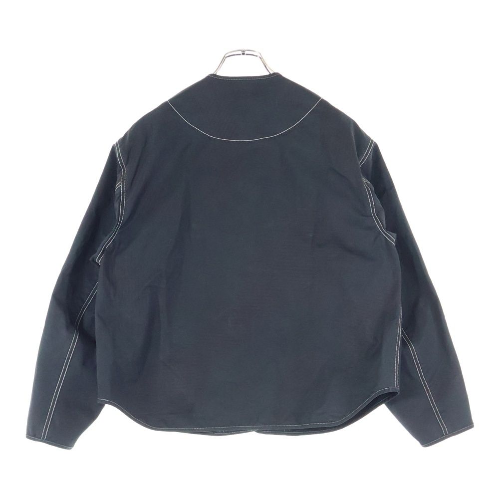 HERMES エルメス Coaching Remix コーチングリミックス ブルゾン ステッチデザインジャケット ブラック