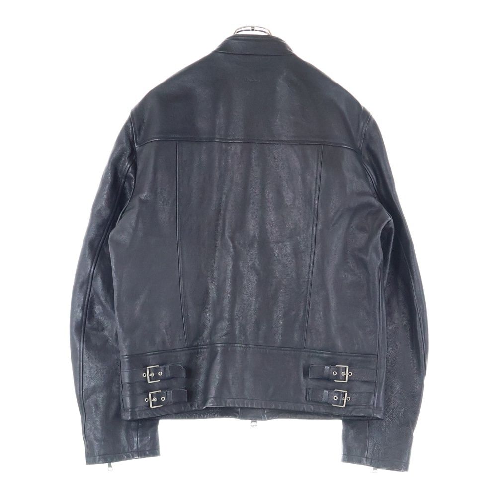GUCCI (グッチ) シングルライダース レザージャケット ブラック - メルカリ