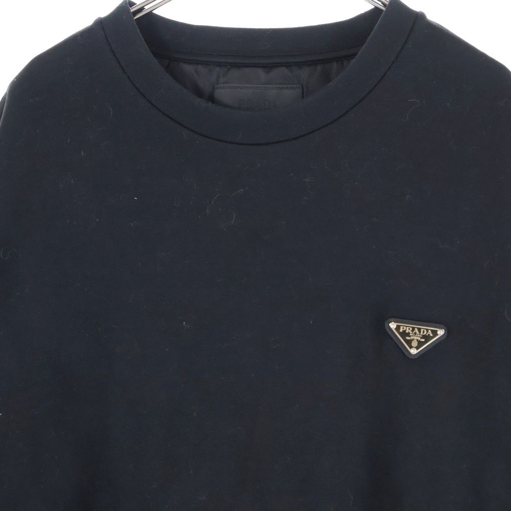 PRADA (プラダ) トライアングルロゴ テクニカルコットン スウェット