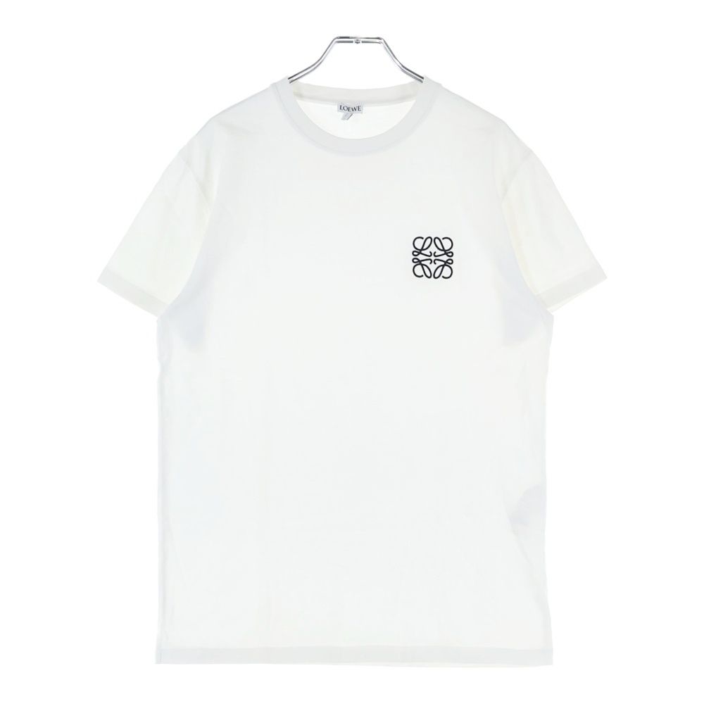 LOEWE ロエベ アナグラム刺繍Tシャツ カットソー ホワイト