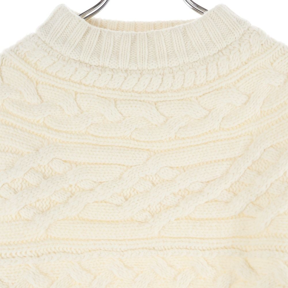 Sacai (サカイ) 22AW モックネックケーブルニット セーター 22-06288