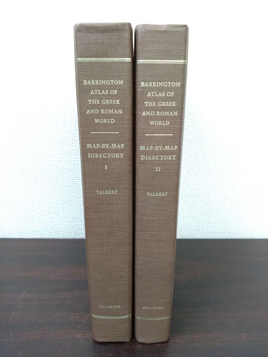 洋書 Barrington Atlas of the Greek and Roman World ギリシャとローマの世界のバリントンアトラス 2冊セット 1 2巻