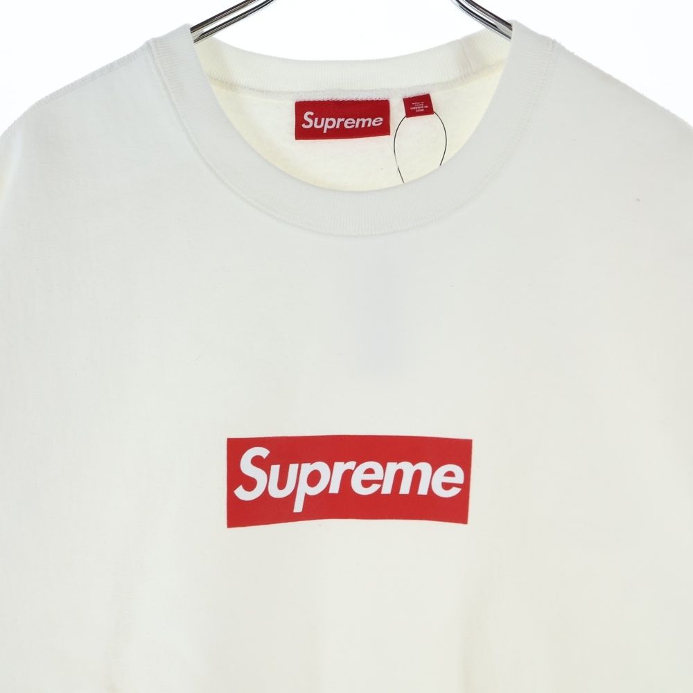 SUPREME (シュプリーム) 25SS Washed Box Logo Crewneck ウォッシュド