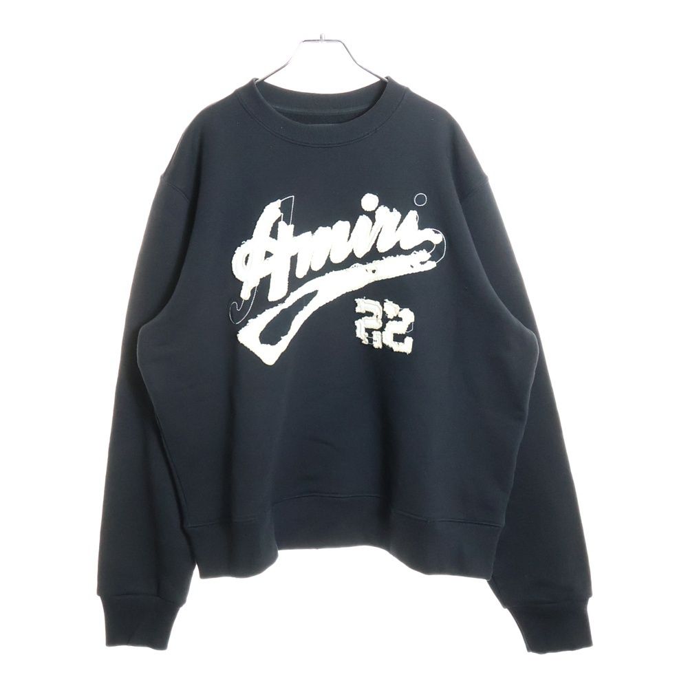 AMIRI (アミリ) フロントロゴ エンブロイ スウェット トレーナー 長袖