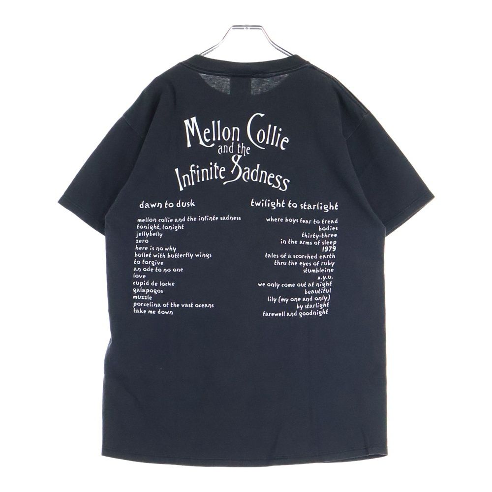 VINTAGE ヴィンテージ 90 S THE SMASHING PUMPKINS MELLON COLLIE AND INFINITE SADNESS HEART ザ スマッシング パンプキンズ ハート ロゴ 半袖Tシャツ カットソー ブラック