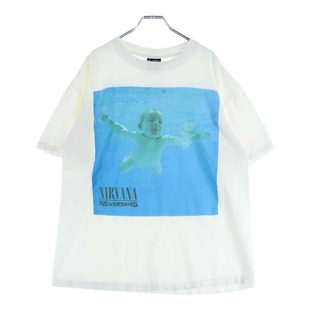 VINTAGE ヴィンテージ 90 s NIRVANA NEVERMIND ニルヴァーナ ネバーマインド ジャイアントタグ Tシャツ 半袖カットソー ホワイト