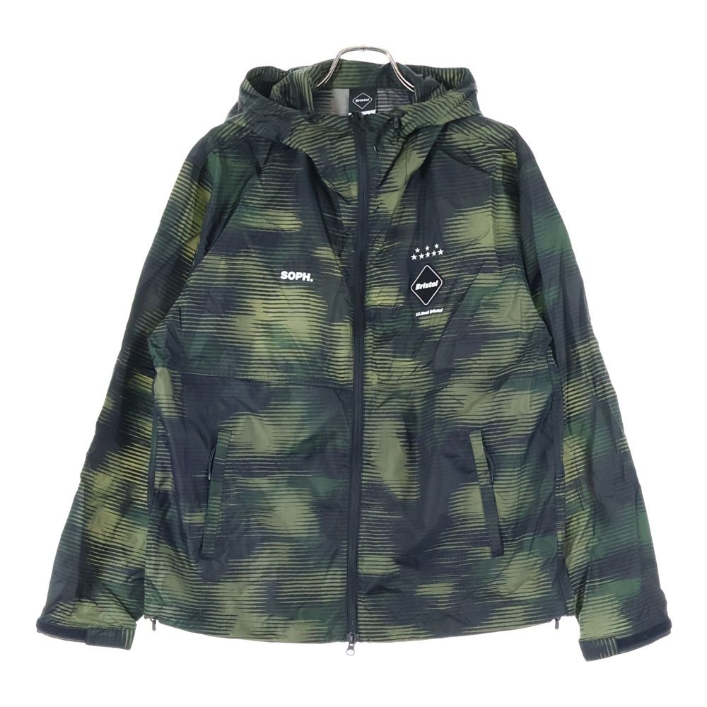F C R B Real Bristol FCRB エフシーアールビー エフシー ルブリストル 25 SS SPEED CAMO HOODED BLOUSONスピードカモ フーデッドブルゾン ジャケット カーキ 250027
