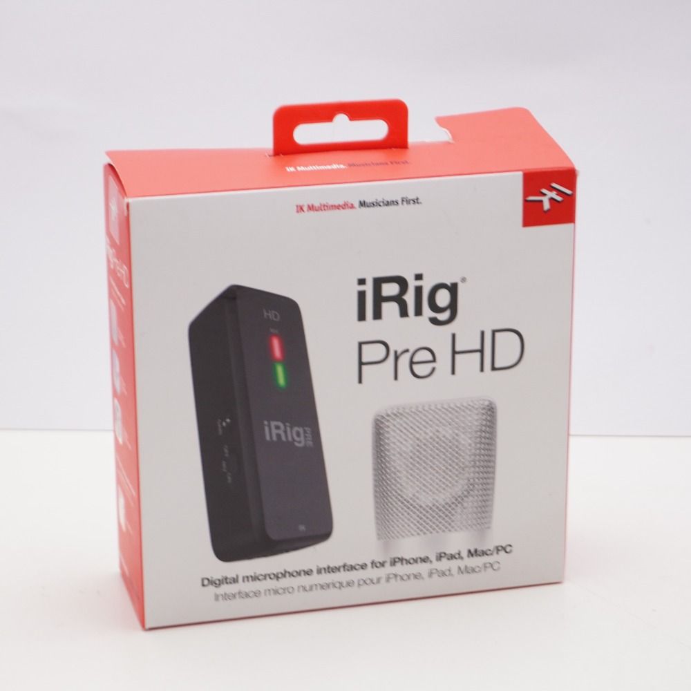 音響機材 IK Multimedia iRig PreHD マイクロフォンインターフェース