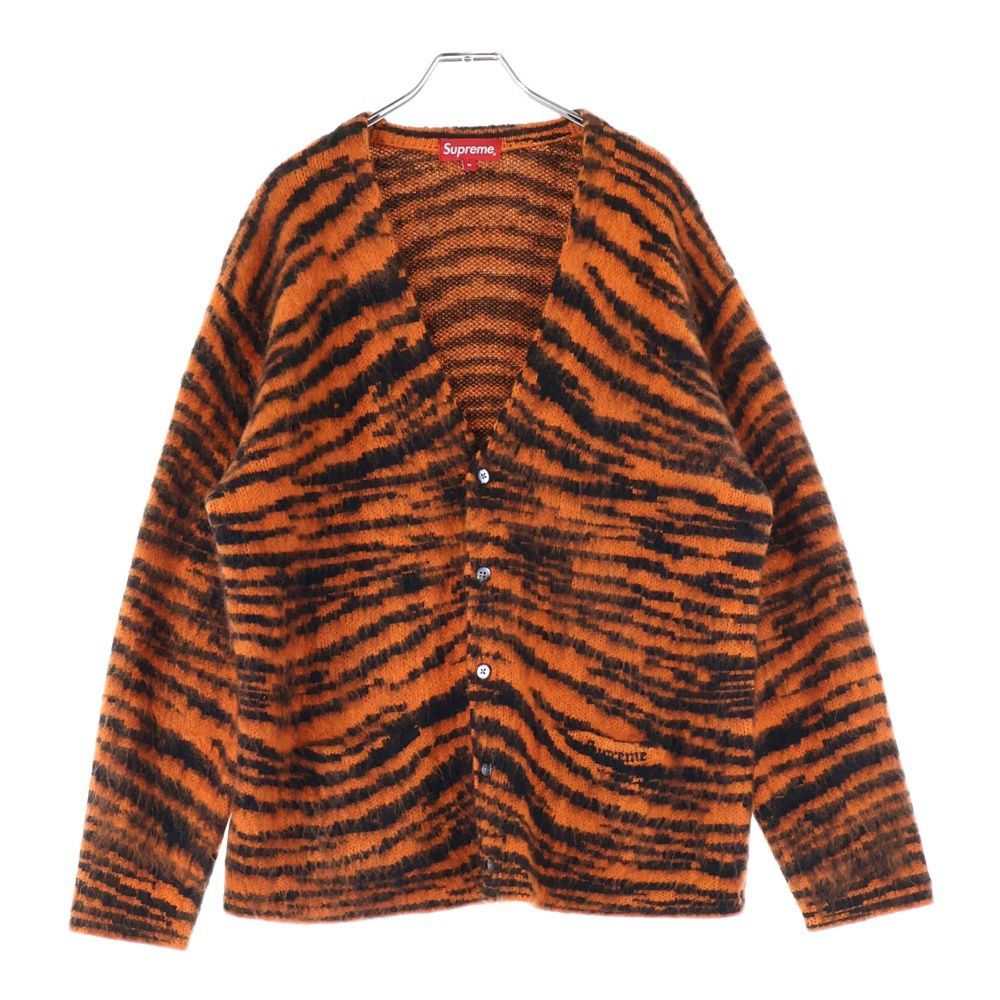 SUPREME (シュプリーム) 20AW Brushed Mohair Cardigan Tiger Stripe
