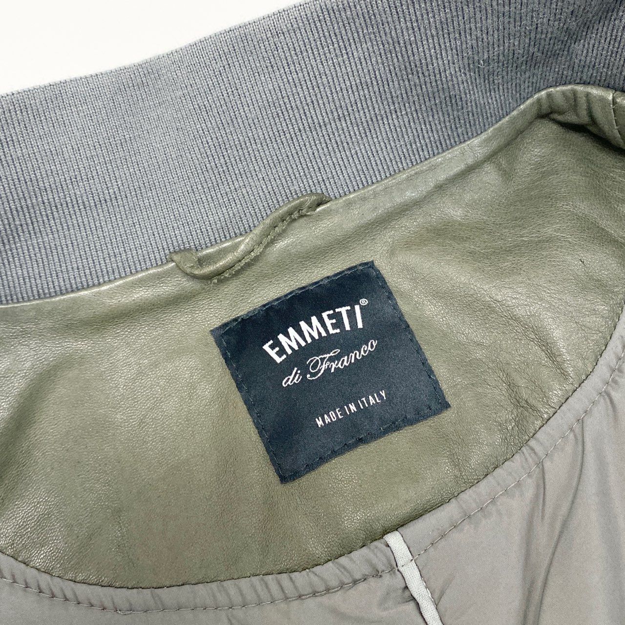 77L8 EMMETI di Franco エンメティ イタリア製 レザー ジャケット 