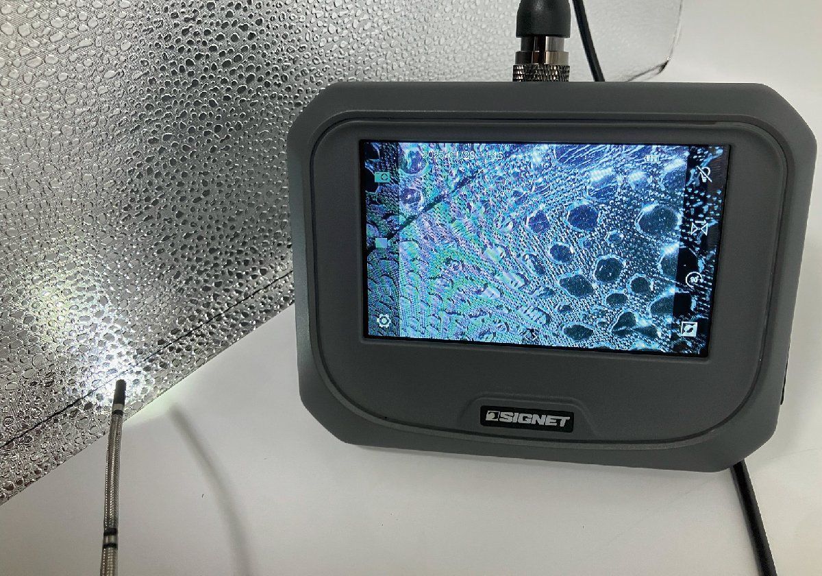 シグネット SIGNET 76007 360°先端 可動式 用 マイクロスコープ 品番 音声ジャック 内蔵マイク 静止画JPG 動画MP 4