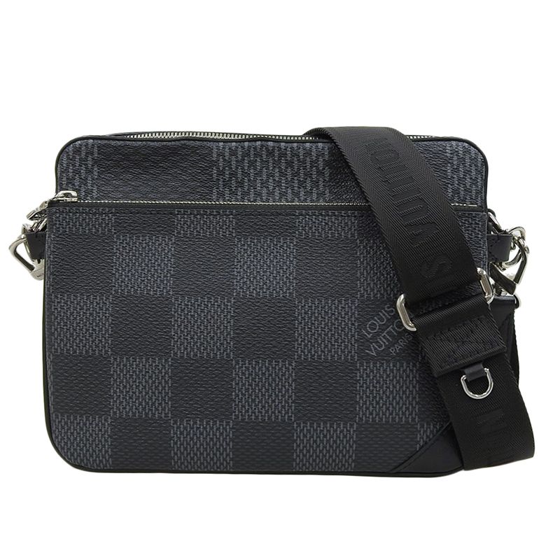 ルイ ヴィトン ダミエ グラフィット トリオメッセンジャー ショルダーバッグ