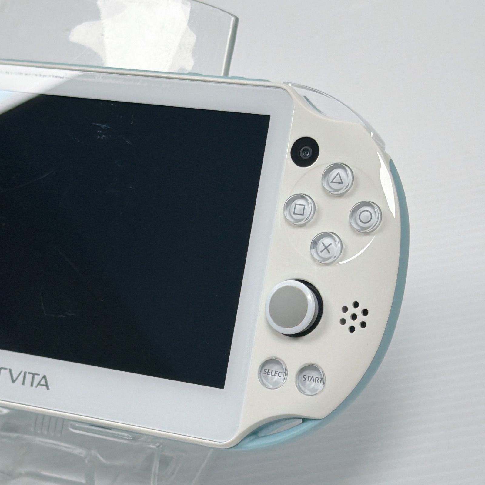  PSVITA PCH 2000 ライトブルーホワイト 4 GBメモリーカード付き PlayStation Vita FW 3.74 遊べるセット ソニー プレイステーション 本体 PS Vita(ヴィータ)