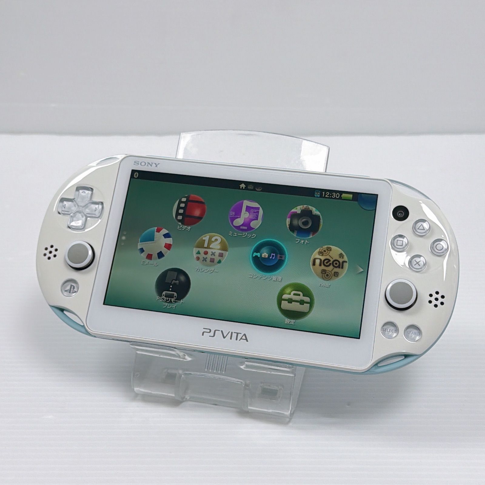 PSVITA PCH 2000 ライトブルーホワイト 4GBメモリーカード付き