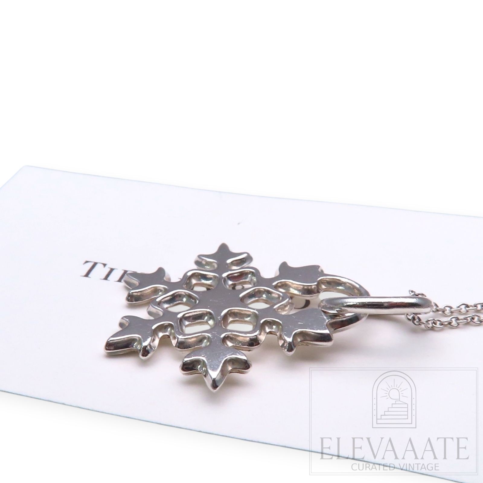 TIFFANY&Co. ティファニー チャーム スノーフレーク トップ　結晶 ティファニー スノーフレーク ネックレス ペンダント トップ チャーム