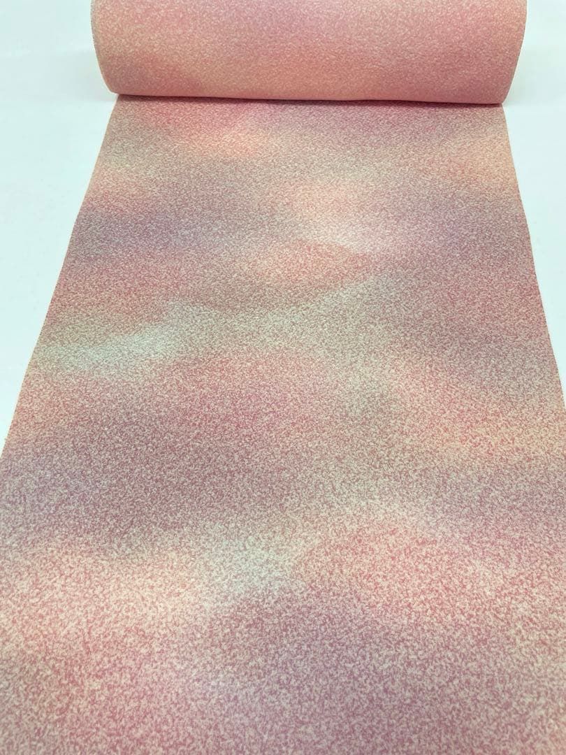 小紋 紋意匠 八掛付き 正絹 反物 T 9156