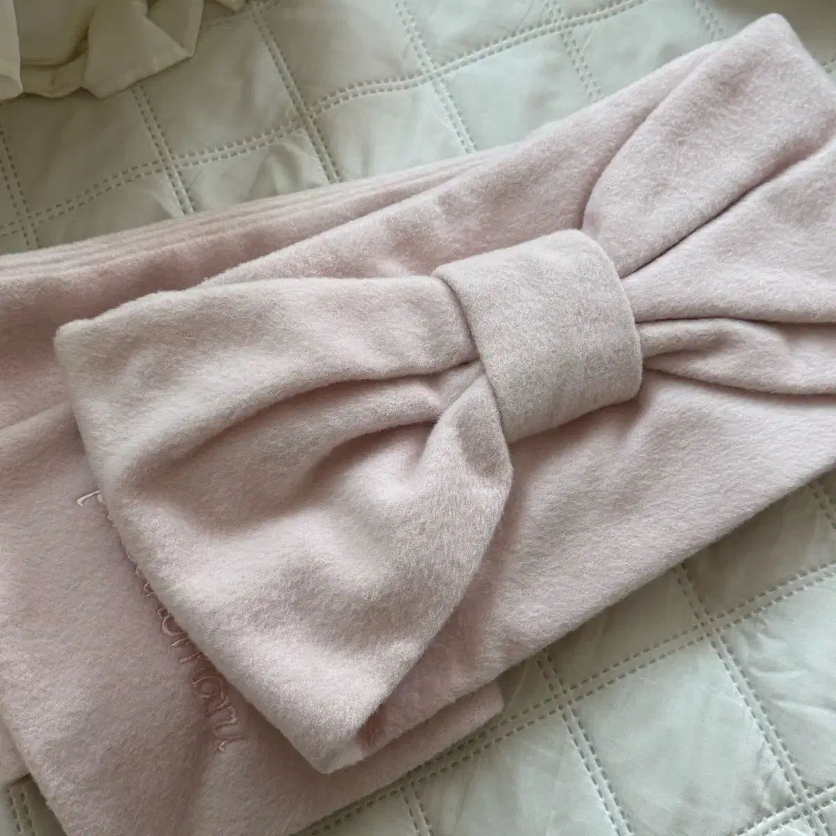 ピンクマルのリーリボンマフラー フェアリーピンク