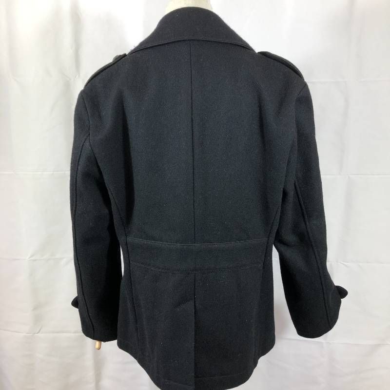 美品　バーバリーブラックレーベル　チェスターコート　ノバチェック　ホースロゴ　黒 美品・LLサイズ バーバリーブラックレーベル Pコート ノバチェック