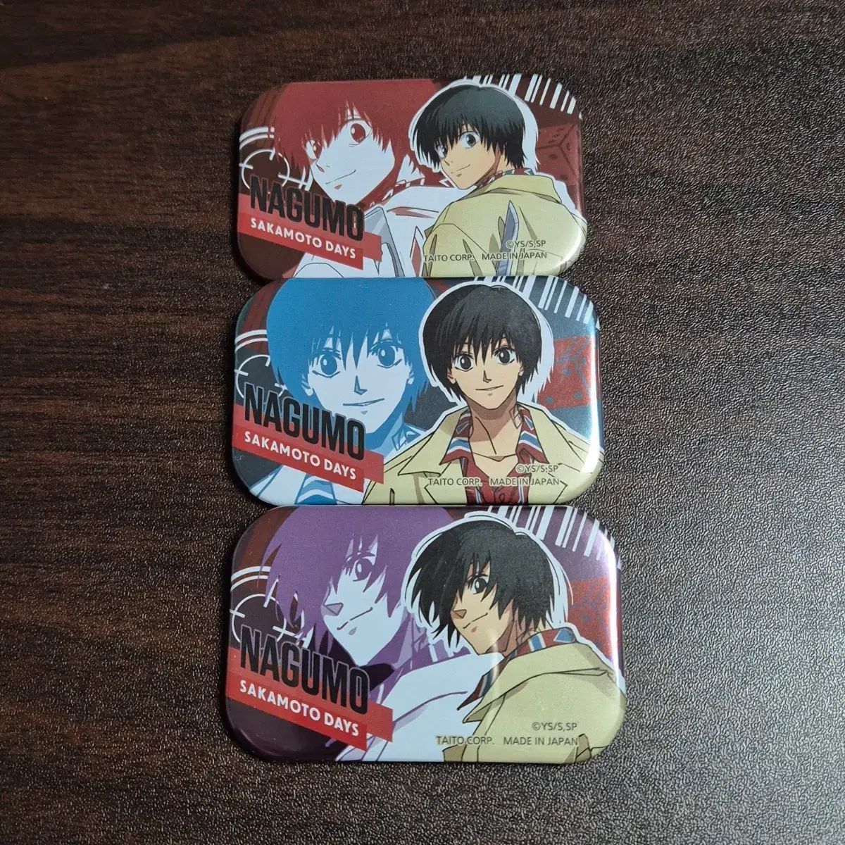 3個セット) サカモトデイズ 南雲 鉄虎 スクエア 缶バッジ - メルカリ