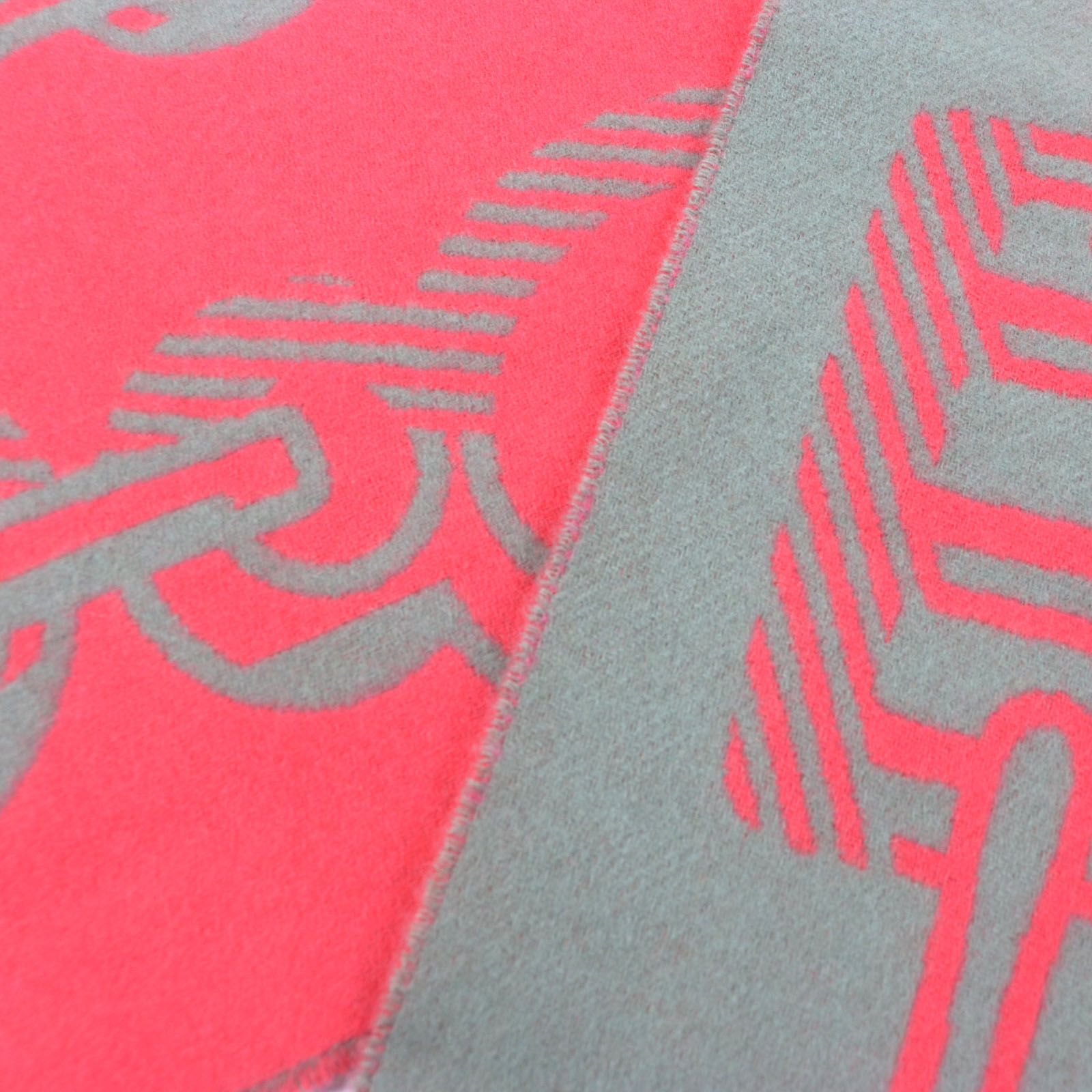 未使用品▽HERMES エルメス ドレバックル カシミヤ100% フリンジ付き