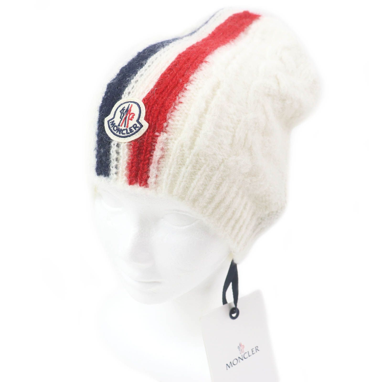 未使用品　高級モヘヤ　モンクレールBERRETTO TORICOT ニット帽 未使用品□MONCLER モンクレール 21AW BERRETTO TORICOT ウール