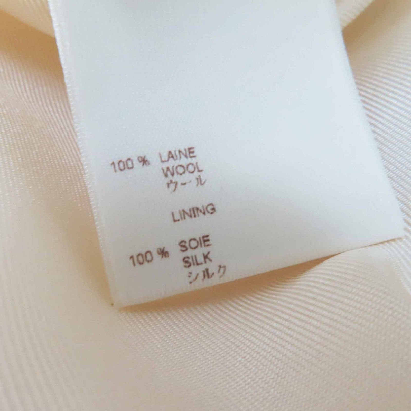 美品◎LOUIS VUITTON ルイヴィトン ウール100％ 裏シルク100％ 襟