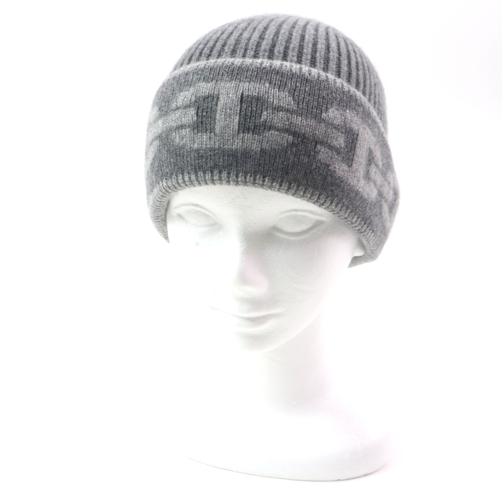 極美品▽HERMES エルメス シェーヌダンクル カシミヤ99% 帽子 ニット